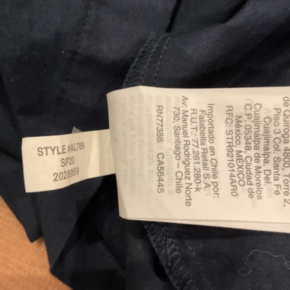 J Crew Factory Navy Blue Dress Size 2 - Picture 7 of 7